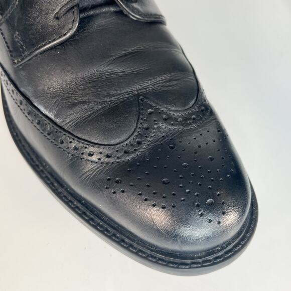 Johnston & Murphy Lewis Black Leather Wingtip Oxford Dress Shoes Men 10 main image 10